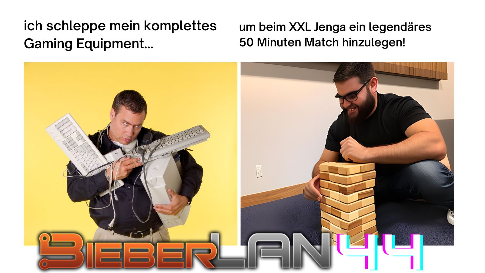 ich schleppe mein komplettes Gaming Equipment....jpg